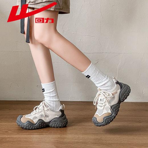 回力女鞋运动鞋2025秋季新款厚底显高老爹鞋户外休闲登山鞋子女款 商品图6