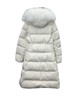 女款尼龙可拆卸毛领长款羽绒服ba018 商品缩略图1