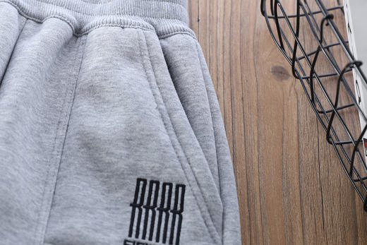 110-170冬款加厚北极绒刺绣运动裤 尺码 商品图4