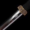 定胜汉剑 大汉剑花纹钢硬剑一体刀剑龙泉沈广隆宝剑 未开刃 商品缩略图4