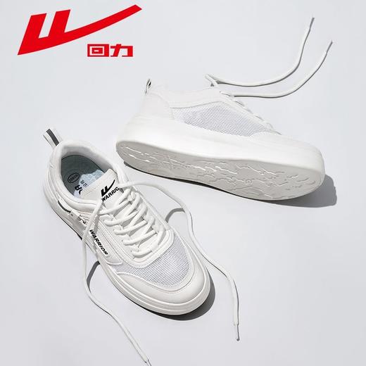 回力女鞋小白鞋2025新款秋季透气网面高颜值百搭校园风休闲板鞋女 商品图2