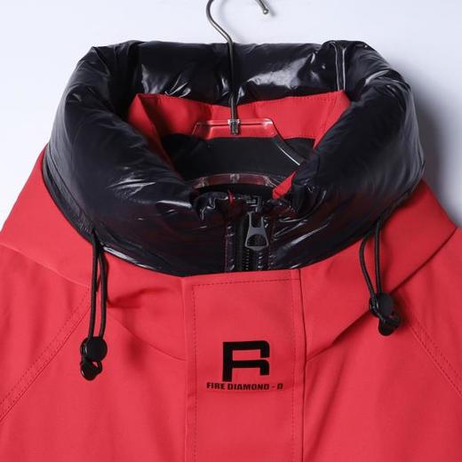 H915SDSA男士秋冬新款痞帅男装高级感连帽羽绒服拼接户外宽松百搭外套 商品图2