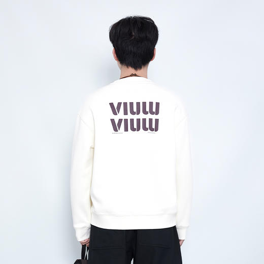 【新品上新】HX 冬季圆领卫衣加绒保暖S106440173101/02 商品图4