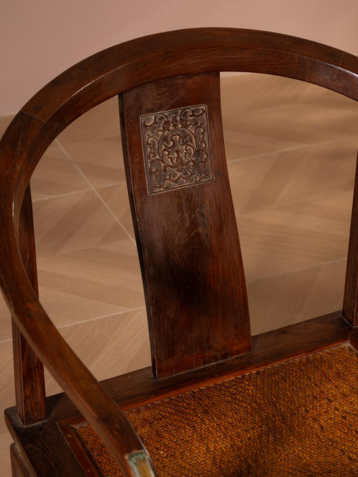 清中期	柞榛木方材圈椅成堂（一堂四件） 商品图3