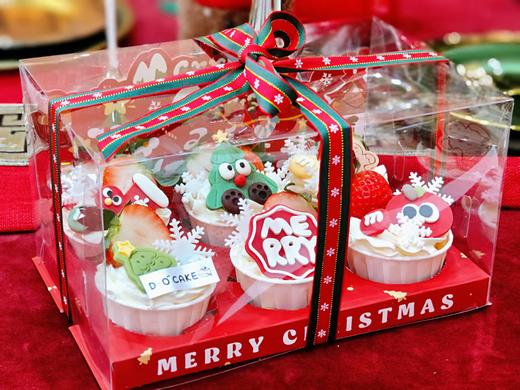 “圣诞cake 礼盒”奶油水果夹心 提前5小时预定 商品图1