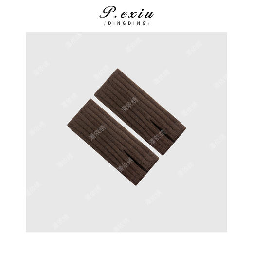 PanYiXiu/潘依绣竖条显瘦堆堆袜保暖软糯叠穿针织袜套CF2541 商品图2