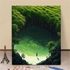 【治愈解压高颜值❗️生活仪式感满满】宫崎骏系风景数字油画diy手工填色高颜值ins风客厅装饰画。ja 商品缩略图2