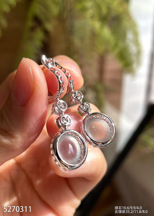 5270311，蛋面耳坠。具体价格微信咨询 商品图5