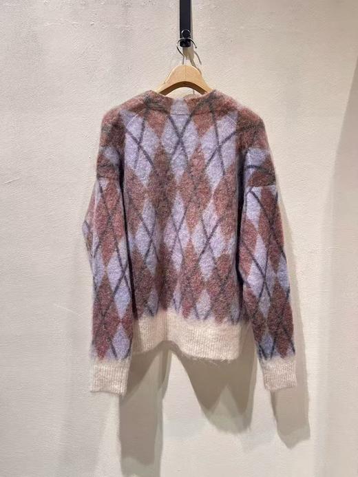 特价 女款菱格针织开衫毛衣zi001 商品图1