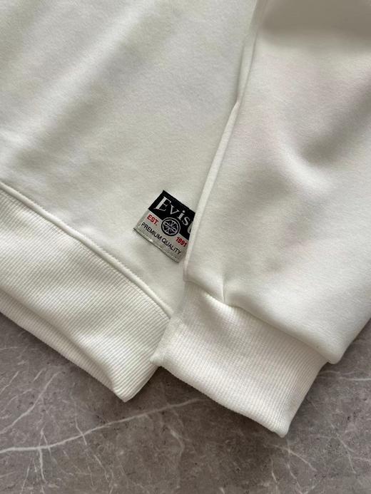 D112929黑金限定款宽松舒适银狐绒圆领卫衣 商品图10