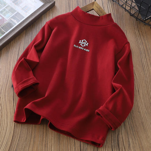 110-170秋冬弹力棉质打底衫 商品图2