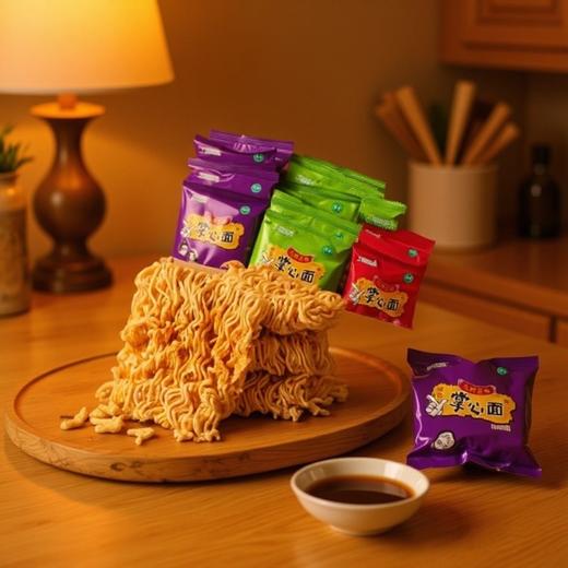 【童年的味道❗️咬一口嘎嘣脆】干脆面干吃清真九洲五味掌心脆方便面零食小包干吃面整箱火鸡。ja 商品图3