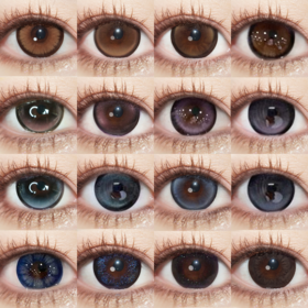 【合集】MyukiCon 满着色COS色系美瞳 复古美式棕/爱意供给/红莲秘境/超大葡萄啵啵/超大冰红茶/超大海盐冻冻/凤舞福海/栗子狗狗眼/黑巧蓝莓/坚韧摩羯/笼中梦红 满染色大直径 日常通勤学生党