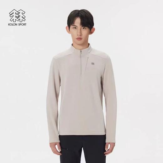 D112904吸湿排汗男士半拉链长袖男T恤 商品图11