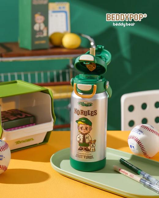 D112934一盖两用饮用美式复古男孩风格有容双饮保温杯 商品图8