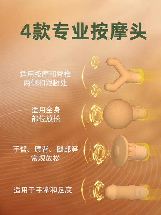 和正筋膜枪HZ-JMQ-228肌肉按摩器肩颈腿部专业级颈膜枪健身运动训练便携按摩仪肌肉捶打家用放松器 商品图7