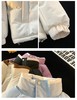 D112911三叶草情侣装秋冬款外套新款宽松羽绒棉服 商品缩略图8