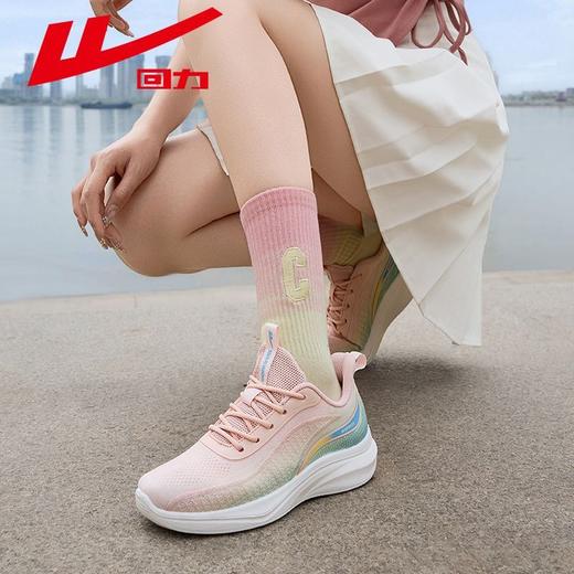 回力女鞋运动鞋2025新款秋季网面透气轻便软底缓震鞋子学生跑步鞋 商品图7