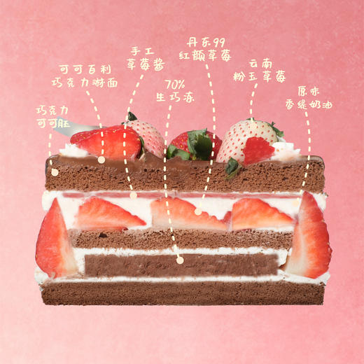 草莓屋【巧克力草莓花环】 商品图1