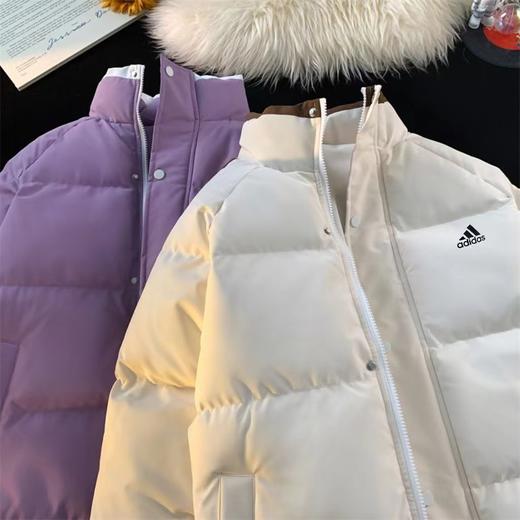 D112911三叶草情侣装秋冬款外套新款宽松羽绒棉服 商品图1