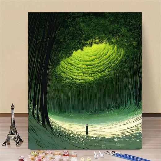 【治愈解压高颜值❗️生活仪式感满满】宫崎骏系风景数字油画diy手工填色高颜值ins风客厅装饰画。ja 商品图0