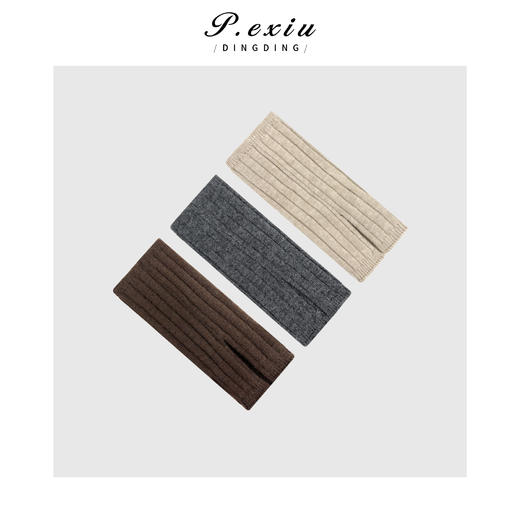 PanYiXiu/潘依绣竖条显瘦堆堆袜保暖软糯叠穿针织袜套CF2541 商品图0