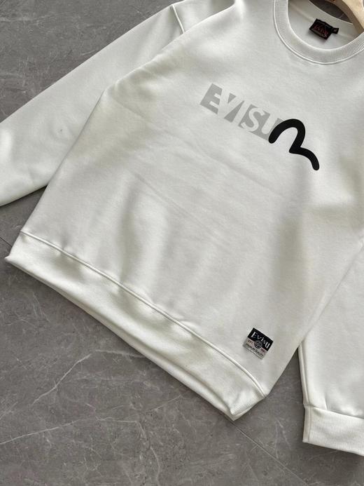 D112930商标海鸥印花银狐绒圆领套头卫衣 商品图8