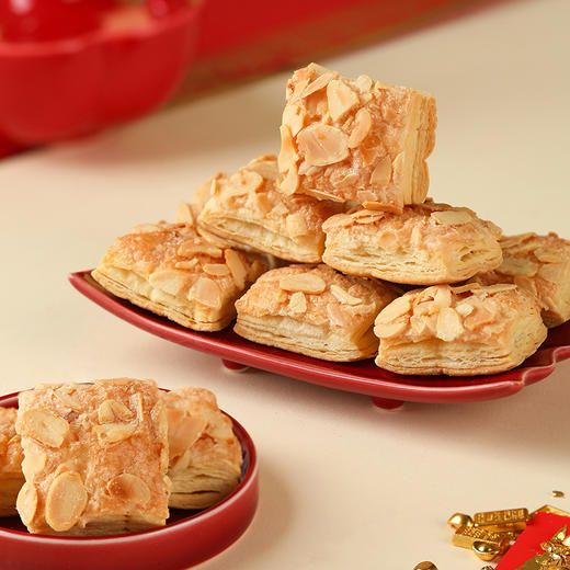 【大吉迎春礼盒】悠享时曲奇巧克力糕点礼盒高端集锦礼物团购送礼年货礼品910g 商品图4