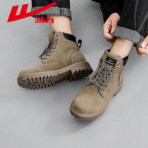 回力马丁靴男款春季新款大黄靴男士高帮工装靴春秋户外登山鞋子男 商品图6