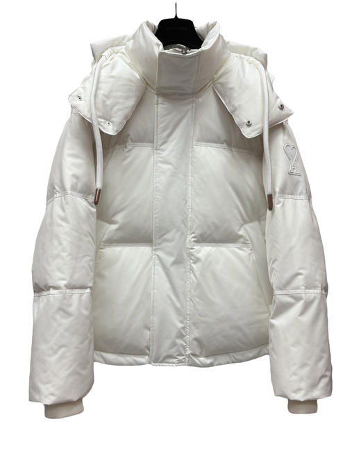 中性款爱心logo连帽羽绒服ba 商品图0