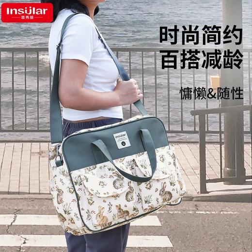 多功能单肩斜挎妈咪包防水母婴外出包手提待产包妈妈包 商品图1