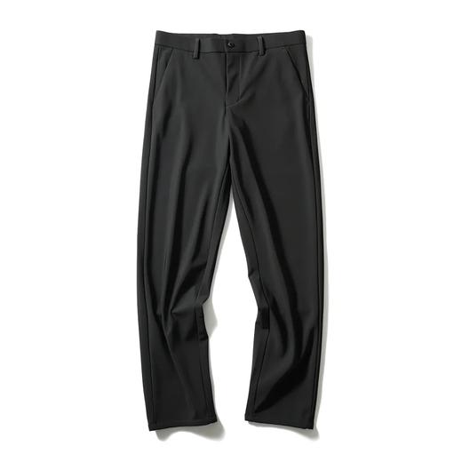 【秋冬黑科技】抗皱四面弹+保暖buff！垂感商务通勤加绒休闲裤 商品图2