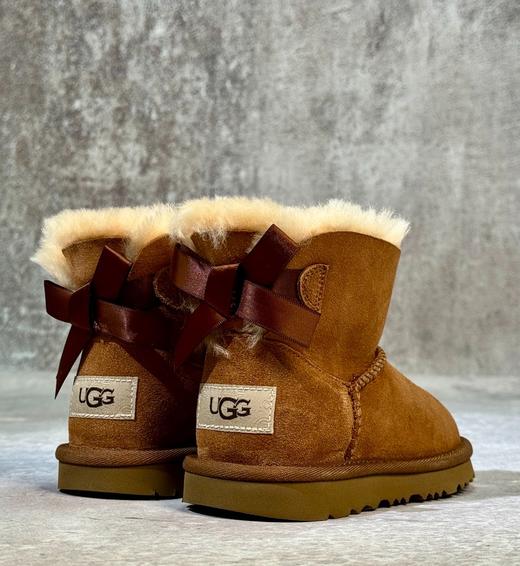 女童装蝴蝶结毛内里雪地靴zo 商品图1