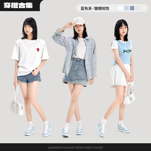 回力女鞋2025秋季新款网面透气蓝色鞋子校园潮流时尚休闲爆款板鞋 商品图9