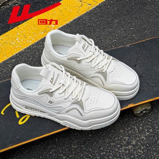 回力板鞋男款2025秋季新款运动休闲男鞋ins潮百搭厚底小白鞋子男 商品图1
