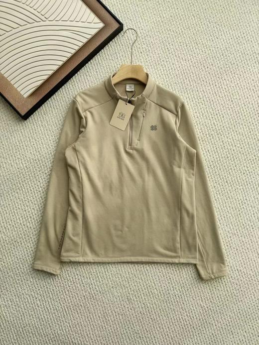 D112904吸湿排汗男士半拉链长袖男T恤 商品图13