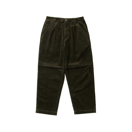 吃茶去chichaqu25重磅粗坑灯芯绒锥形单褶长裤宽松复古百搭 商品图4