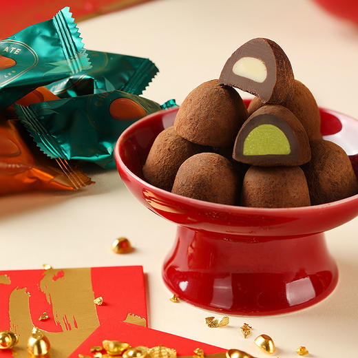 【大吉迎春礼盒】悠享时曲奇巧克力糕点礼盒高端集锦礼物团购送礼年货礼品910g 商品图8