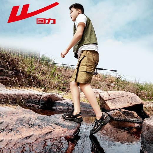 回力凉鞋男款2025新款夏季洞洞透气运动休闲鞋户外钓鱼沙滩溯溪鞋 商品图9