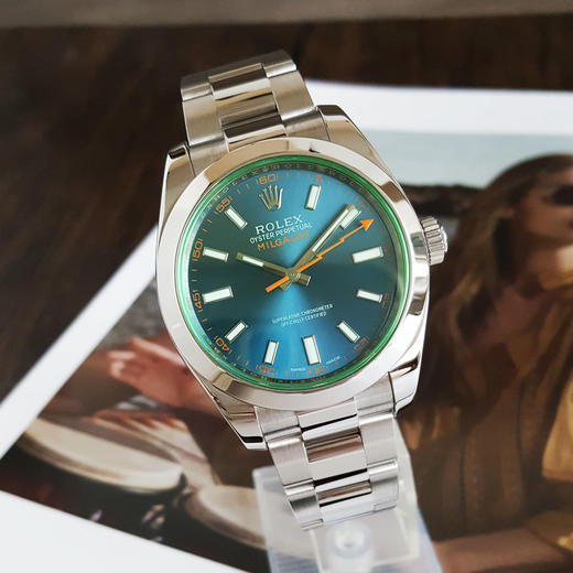 【95新】ROLEX 劳力士116400GV-0002天文台认证自动机械机芯防磁40MM（男款）格磁型系列蚝式钢231125TJ41 商品图4