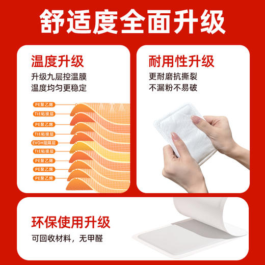 佩奇袋鼠 暖宝宝贴自发热暖贴暖身贴冬季暖腰腹贴 5310热力暖贴10片 商品图1