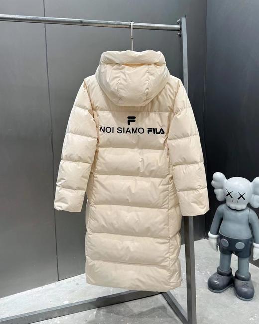 D112914长款连帽羽绒服冬季新款潮牌情侣款男女同款羽绒外套 商品图5