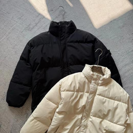 D112908立体有型保暖度满分星盘徽标袖章拉链棉服 商品图2