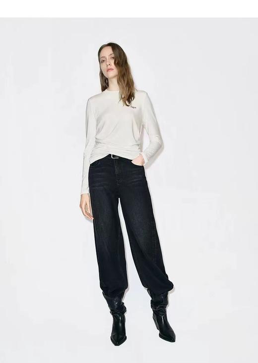 D112906长袖T恤2025冬新品远红外发热磨毛打底 商品图10