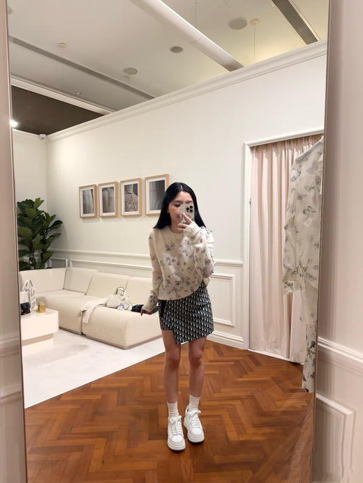 迪奥 25秋冬新款 新款蝴蝶刺绣针织毛衣(TM) 商品图6