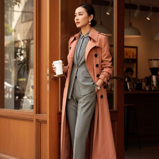 颈袖添香-套裤-JG4A4784T1XC “华尔街精英” 女裤套装 羊毛 商品图0