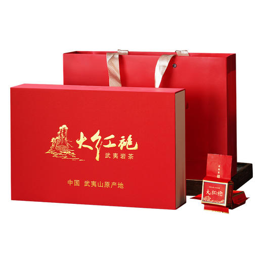 【武夷山大红袍茶叶礼盒装】特级乌龙茶浓香茶叶 过节送礼长辈礼品  商品图3