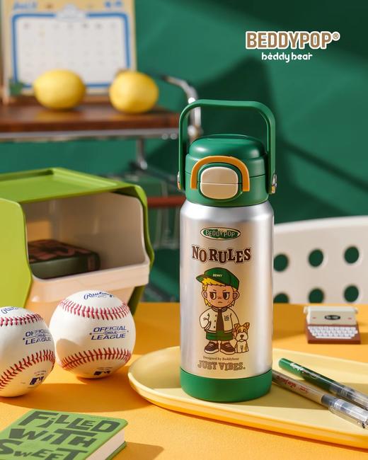 D112934一盖两用饮用美式复古男孩风格有容双饮保温杯 商品图0