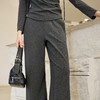 奢姿2025秋季胖妹妹大码阔腿裤女高腰垂感休闲裤百搭时尚直筒裤 商品缩略图2