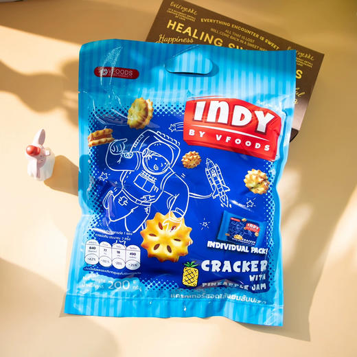 VFOODSINDY菠萝果酱夹心饼干200g 商品图0